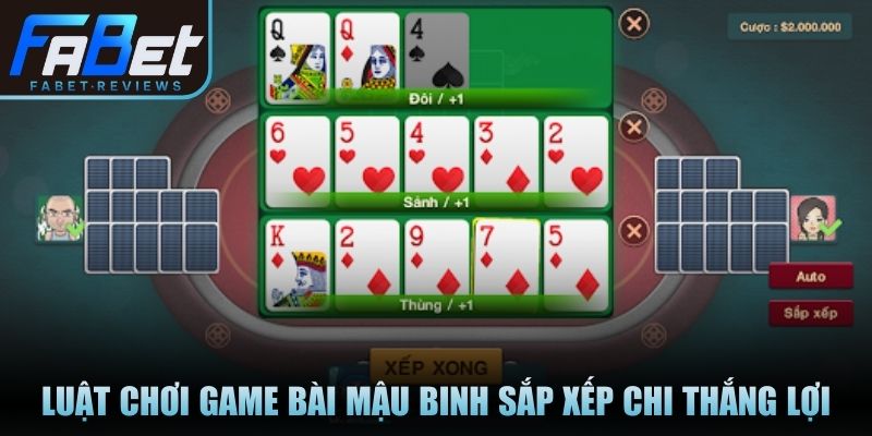 Luật chơi game bài áp dụng chuẩn tại nền tảng trực Tuyến Luật chơi game bài mậu binh sắp xếp chi thắng lợi